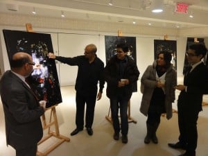 L'artiste-peintre Hamid Bouhioui expose ses toiles à Dar Al-Maghrib à Montréal