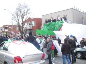 Qualification de l’Algérie au mondial de 2014.  Le petit Maghreb fête la victoire des Fennecs